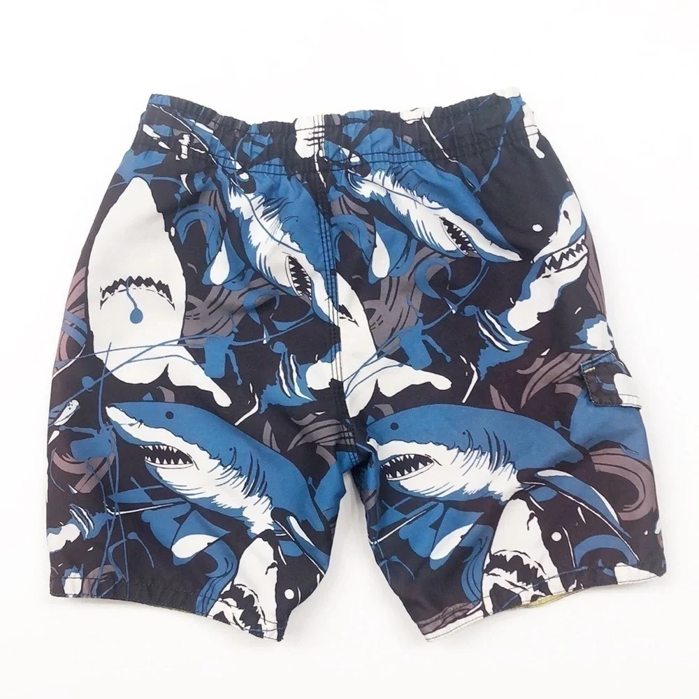 Mossimo Supply Co. shark print little boys swim trunks
